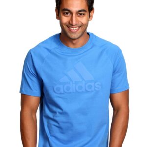 ADIDAS Men Crew Blue T-shirt