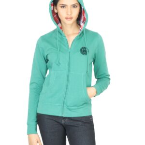 Wrangler Women Green Sweatshirt