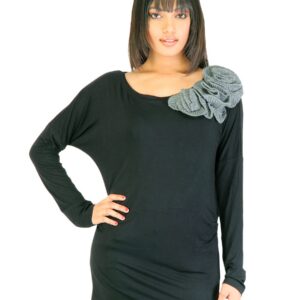 United Colors of Benetton Women Short Black Tops