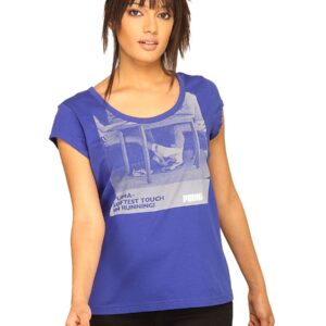 Puma Women's Softest Touch Blue T-shirt