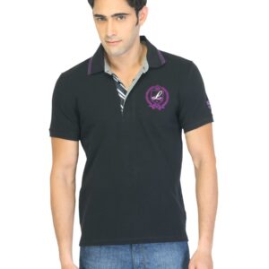 Lee Men Troy Black Polo T-shirt