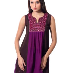 Aneri Women Purple Kurta