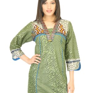Aneri Women Protima Green Kurta