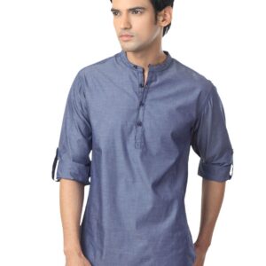 United Colors of Benetton Men Blue Shirt