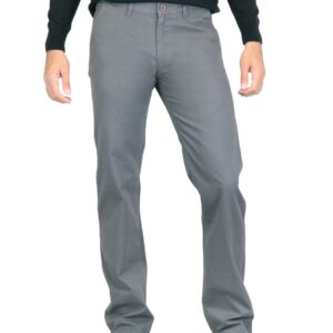 Highlander Men Solid Grey Trouser