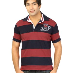Status Quo Men Stripes Red Tshirts