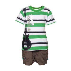 Gini and Jony Boy's King Green White Brown Infant Kidswear
