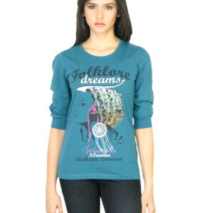 Wrangler Women Dreams Blue Tshirt