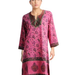 Diva Women Printed Pink Kurta