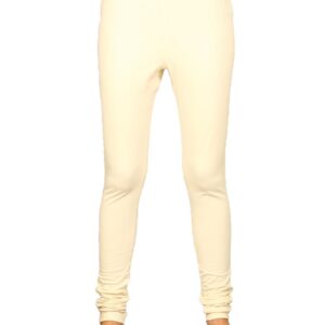 Urban Yoga Women's Fitted Yoga Cream Track Pant