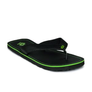 Lotto Men Black Flip Flops