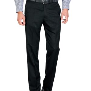 Peter England Men Black Formal Trousers