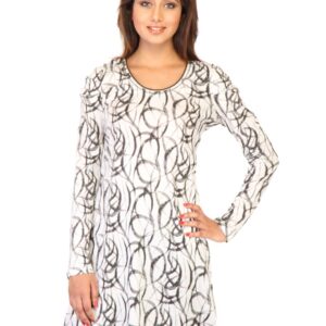 W Women Printed White Kurtis