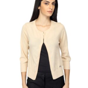 Arrow Woman Beige Cardigan