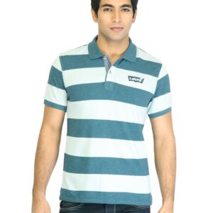 Levi's Men Stripes Green Tshirts