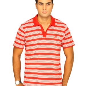 ADIDAS Men's Polo Red Polo T-shirt