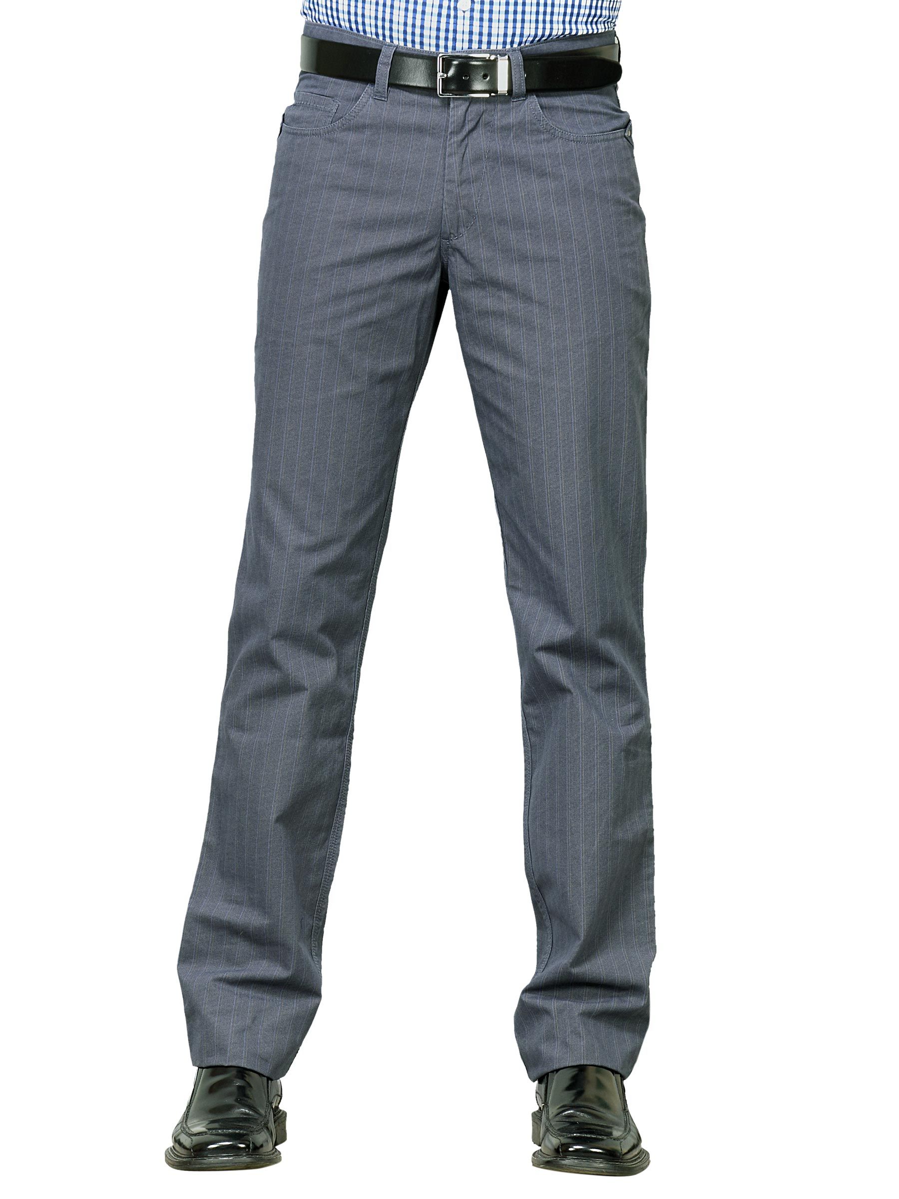 Indigo Nation Men ID Printed Navy Blue Trousers