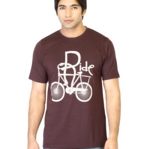 Mark Taylor Men Brown Printed T-shirt