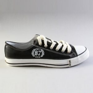 Numero Uno Men's Casual Canvas Black Shoe
