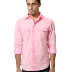United Colors of Benetton Men Pink Shirt
