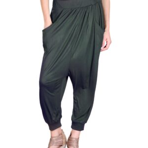 Flying Machine Women Viscose Charcoal Capris