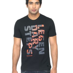 ADIDAS Men Fluid Black T-shirt