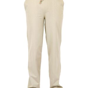 Urban Yoga Men Solid Beige Track Pants