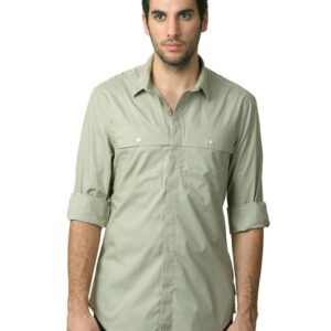 French Connection Men Beige Shirt