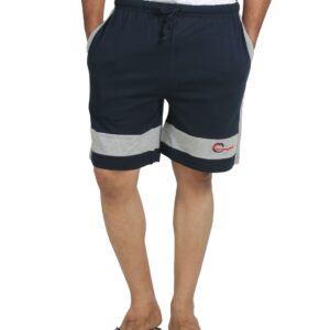 Chromozome Men Navy Blue Soccer Shorts