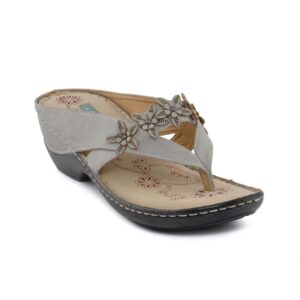 Catwalk Women Flower Grey Heels