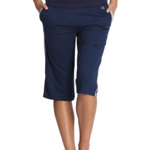 Jockey Women Blue Relaxed Capris