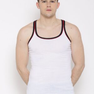 Chromozome White Innerwear Vest PR-08