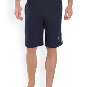 Jockey 24 x 7 Men Navy Blue Knit Sport Shorts 9426