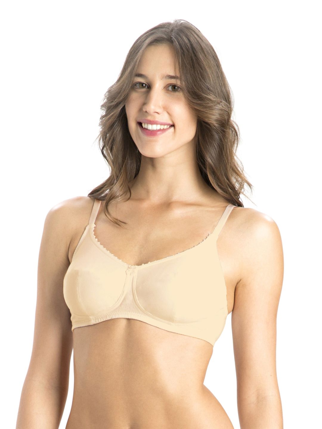 Jockey Essence Beige Full-Coverage Bra 1615