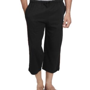 Chromozome Men Black Lounge Shorts