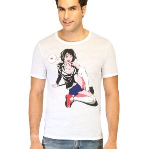 United Colors of Benetton Men Printed White Tshirts