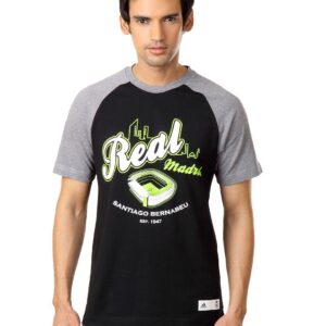ADIDAS Men Black T-shirt
