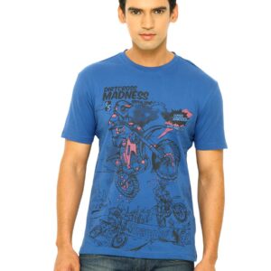 Wrangler Men Dirtcross Blue T-Shirts