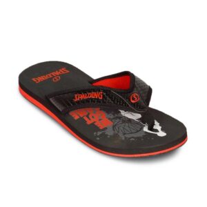 Spalding Men's Black Graphic Flip Flop