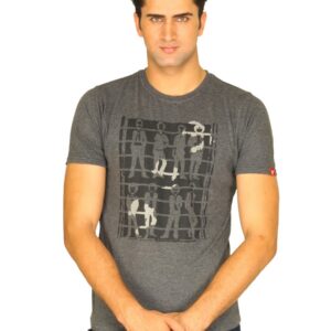 Probase Men's Musical Figures Grey T-shirt