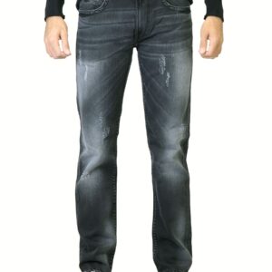 Deni Yo Men Black Washed Slim Fit Jeans