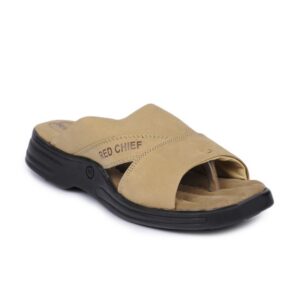 Red Chief Men Khaki Sandals