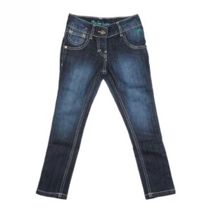 Palm Tree Kids Girl Washed Blue Jeans