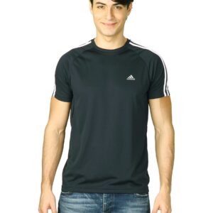 ADIDAS Men Ess 3s F Tee Navy Blue T-Shirts
