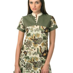Diva Women Cream Kurti