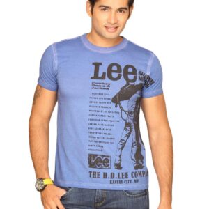 Lee Men's Saddle Indigo Quarts T-shirt