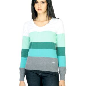ADIDAS Women Whalf Striper White Top