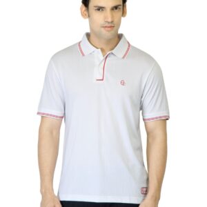 ADIDAS Men White Polo T-shirt