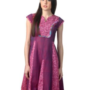 Mother Earth Women Purple Kurta