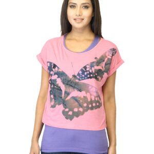 Jealous 21 Women Printed Pink Top